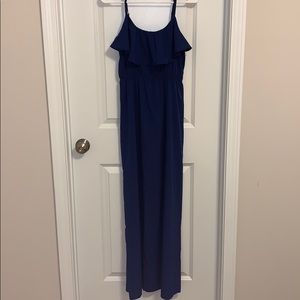 Charlotte Russe Navy Maxi Dress